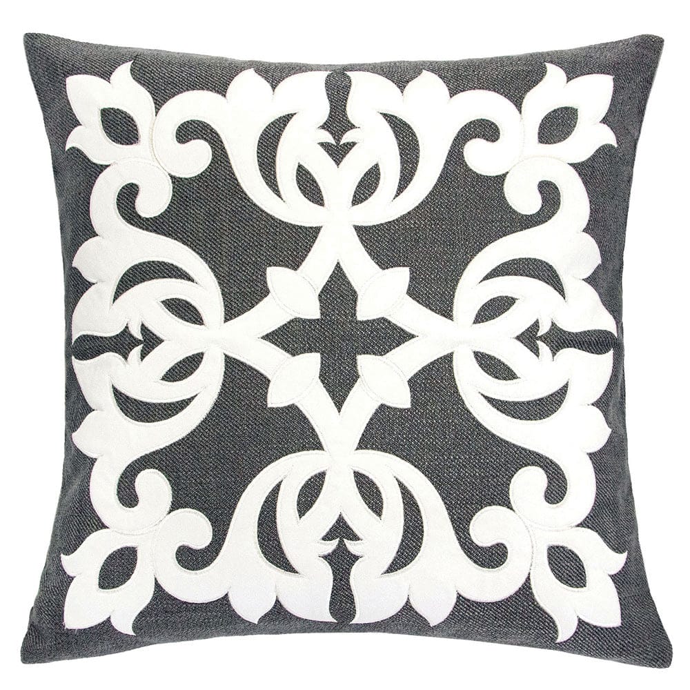Furniture of America - Trudy 20" X 20" Pillow Set of 2 in Gray - PL8056-2PK View 1