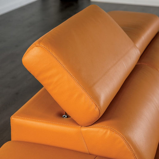 Furniture of America - Vadso Sectional, Right Chaise in Tangerine - FM69005LB-SECT-R View 2
