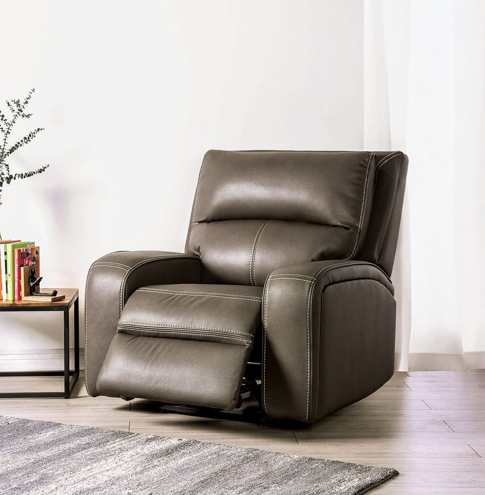 Furniture of America - Vasilios Power Sofa + Loveseat in Gray - CM9914GY-PM-2PC View 4