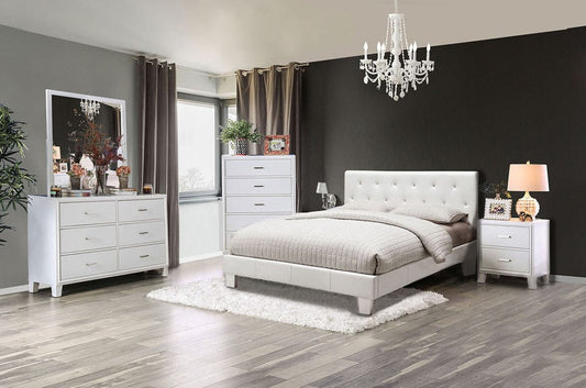 Furniture of America - Velen Full Bed in White - CM7949WH-F-BED-VN View 2