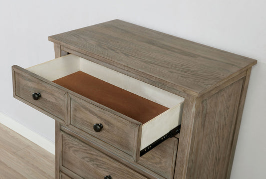 Furniture of America - Vevey Chest in Wire-Brushed Warm Gray - FOA7175C View 2