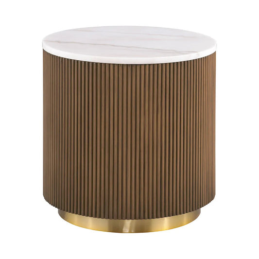 Furniture of America - Virden - Round End Table - FM47000BR-ER view 2
