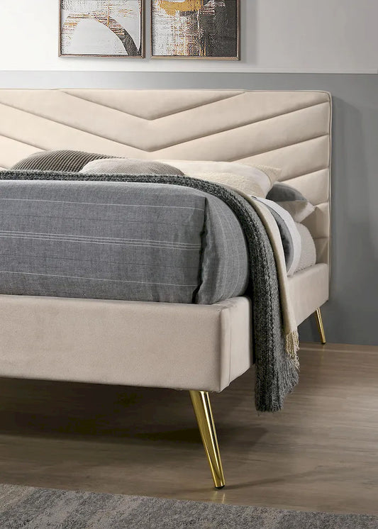 Furniture of America - Vivar - E.King Bed, Beige - CM7220BG-EK-BED view 2