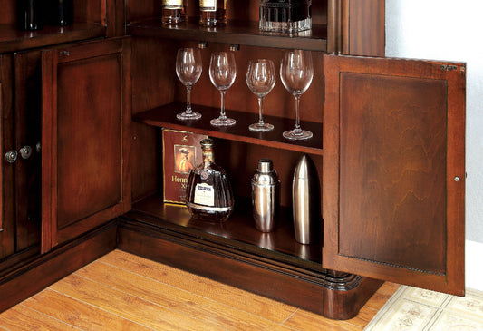 Furniture of America - Voltaire Curio Cabinet in Dark Cherry - CM-CR142-CURIO View 2