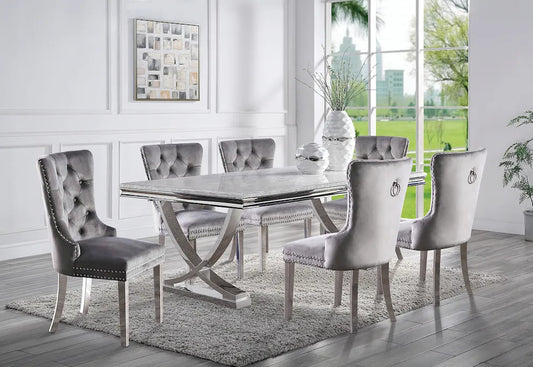 Furniture of America - Wadenstil - Dining Table - CM3295T-SS-TABLE view 2