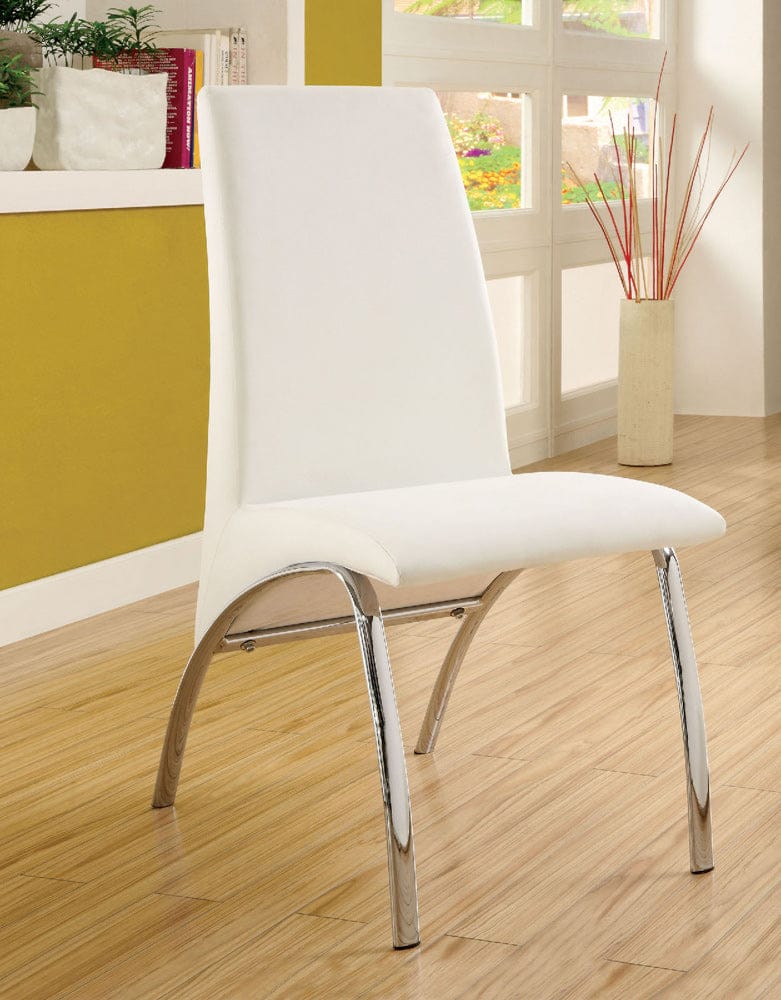 Furniture of America - Wailoa Side Chair in White - CM8370WH-SC-2PK View 1