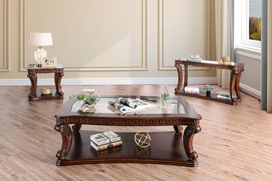 Furniture of America - Walworth Sofa Table in Dark Oak - CM4428S View 2