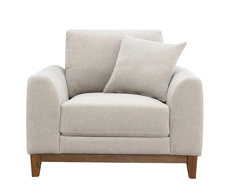 Furniture of America - Watton - Chair, Light Gray - FM64008TP-CH view 5