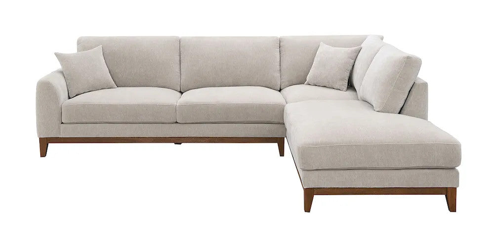 Furniture of America - Watton - Sectional, Right Chaise, Light Gray - FM64008TP-SECT-R view 5