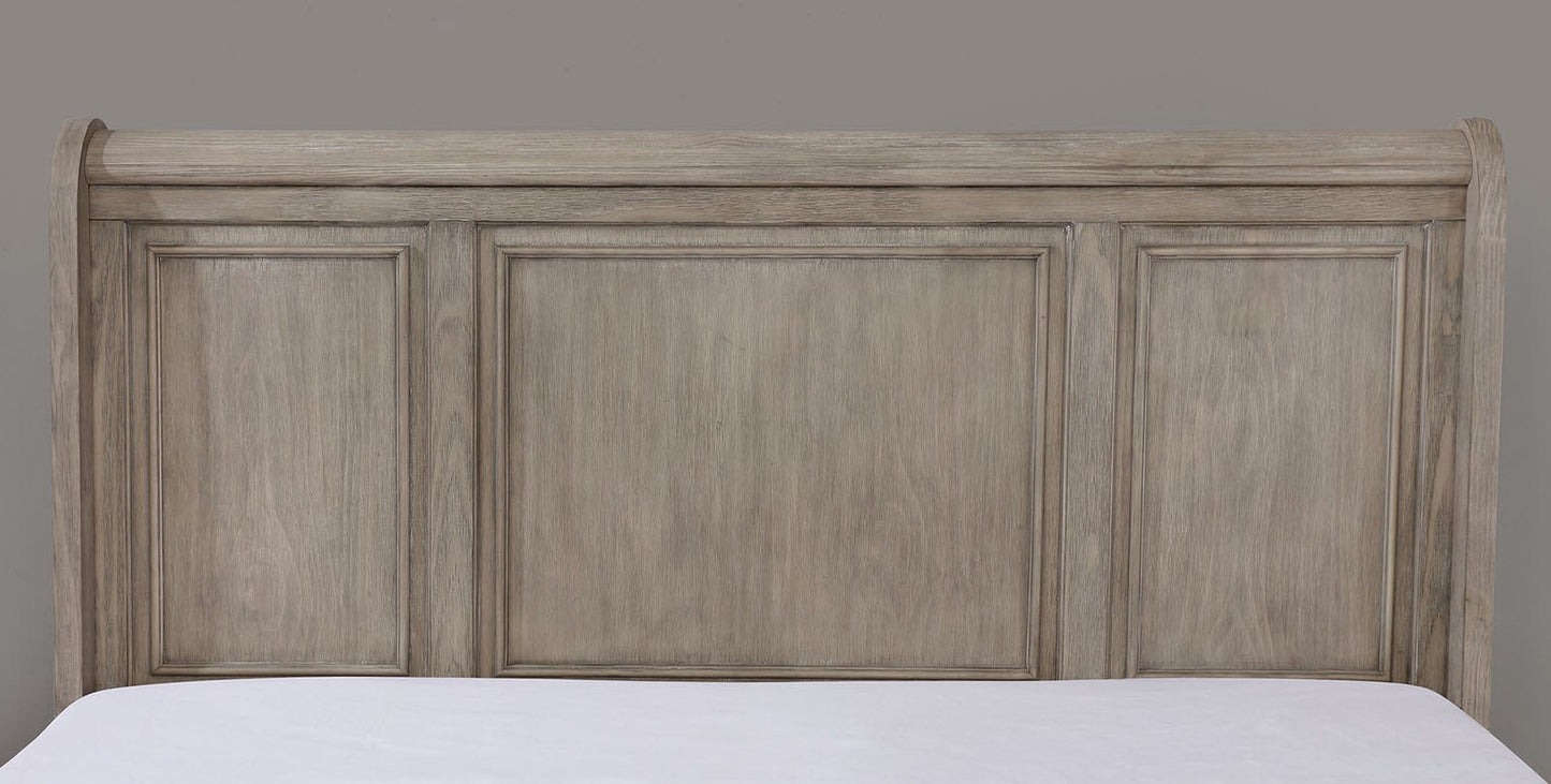 Furniture of America - Wells E.King Bed in Gray - CM7568EK-BED View 2