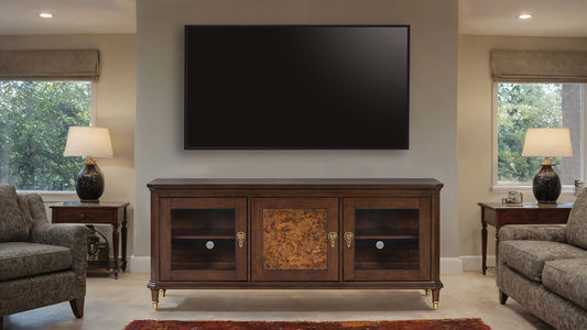 Furniture of America - Westerham 70" TV Stand in Dark Cherry - FM44001CH-TV-70 View 2