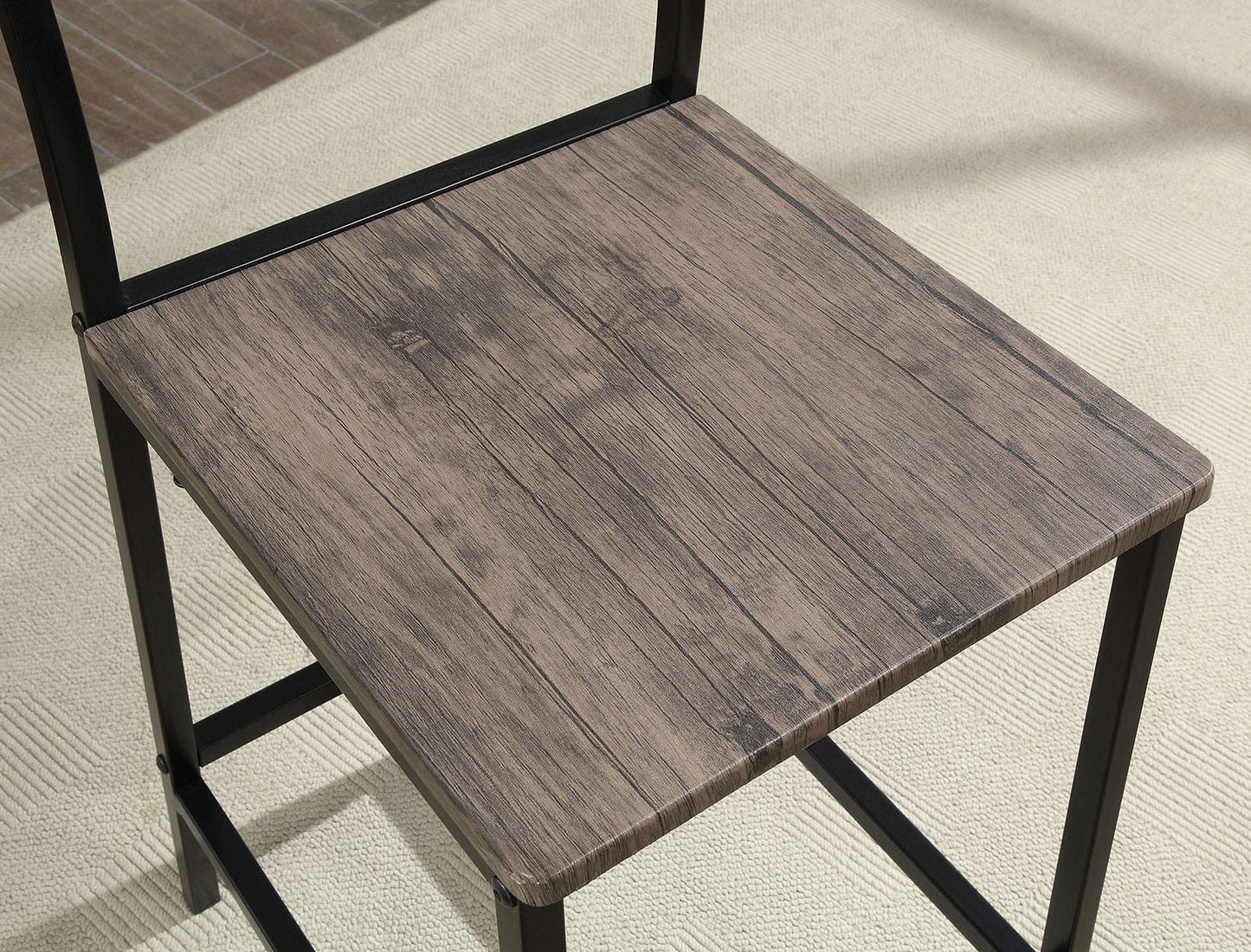 Furniture of America - Westport 5 Pc. Counter Ht. Table Set in Antique Brown/Black - CM3920PT-5PK View 2