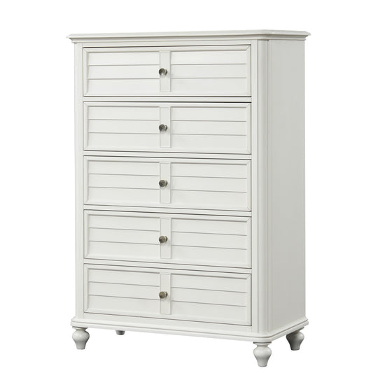 Furniture of America - Whitehaven Chest in Antique White - FM7708WH-C View 2