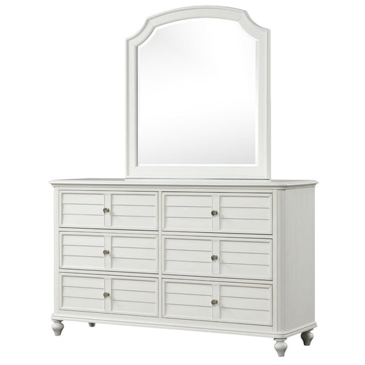 Furniture of America - Whitehaven Dresser in Antique White - FM7708WH-D View 2