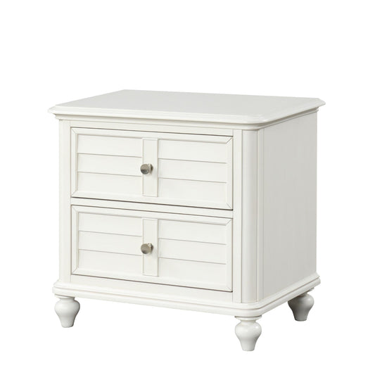 Furniture of America - Whitehaven Nightstand in Antique White - FM7708WH-N View 2