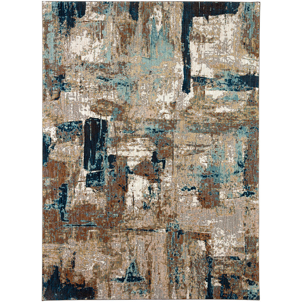 Furniture of America - Wilhelm 8' X 11' Area Rug in Concrete Lapis - RG8162M View 1