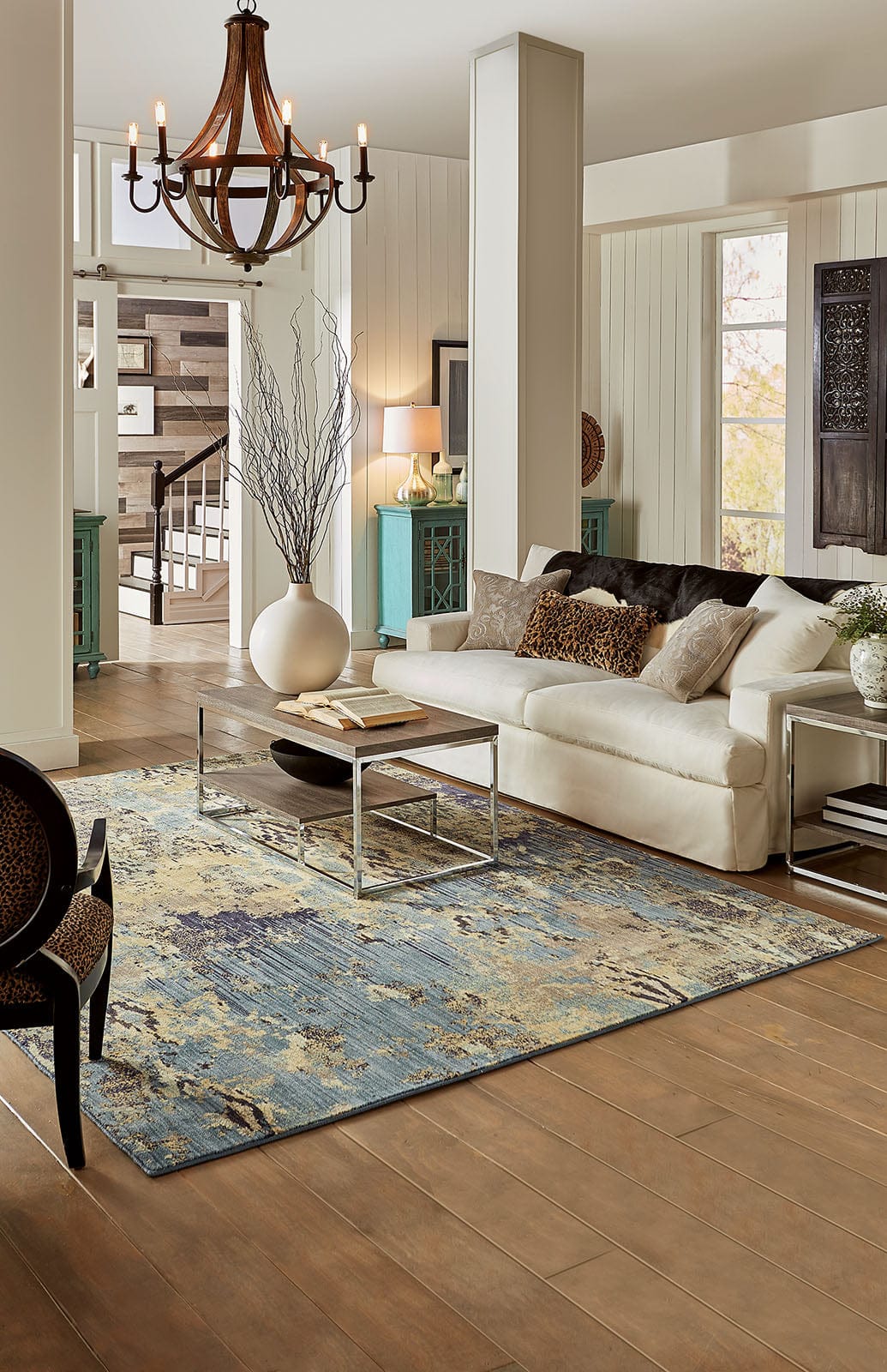 Furniture of America - Wilhelm 8' X 11' Area Rug in Indigo Breach - RG8161M View 2