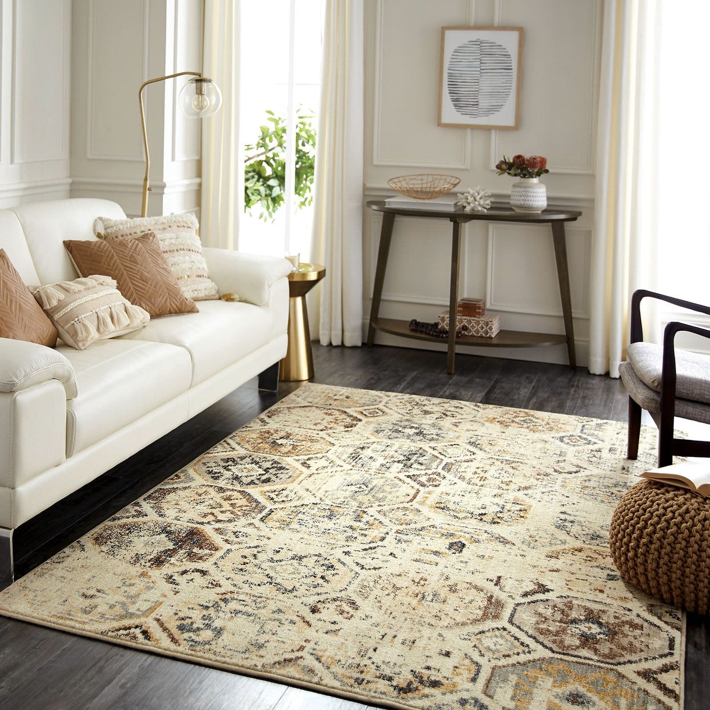 Furniture of America - Wilhelm 8' X 11' Area Rug in Relic Beige - RG8165M View 5