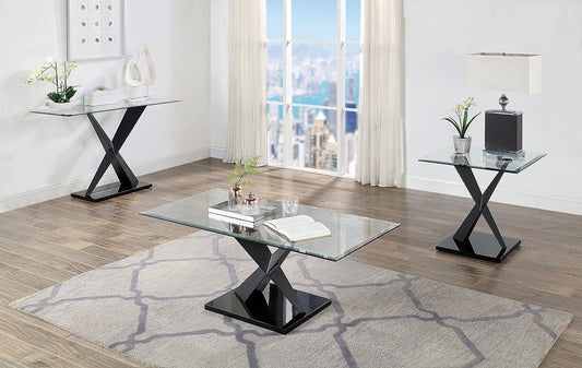 Furniture of America - Xanthus Sofa Table in Black - CM4191BK-S-TABLE View 2
