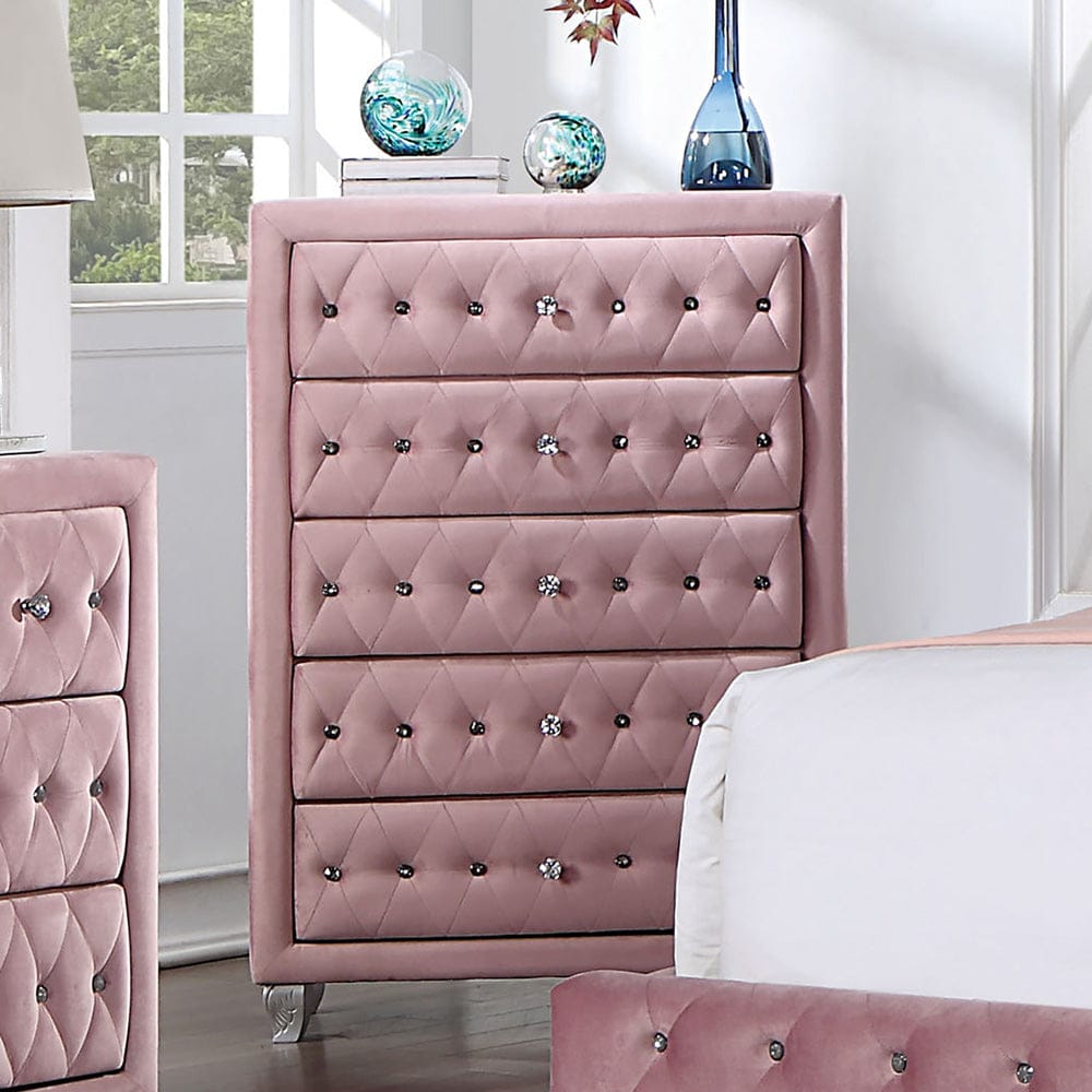 Furniture of America - Zohar Chest in Pink - CM7130PK-C View 1