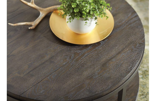Hammary - Baja Ii Round Coffee Table - 990-911_CLOSEOUT-HC view 2
