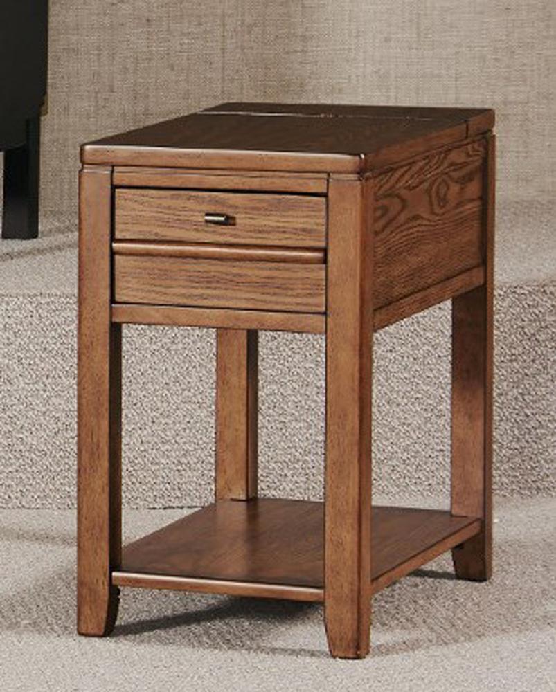 Hammary - Chairsides Table-Oak Finish - KD - 200-018 veiw 1