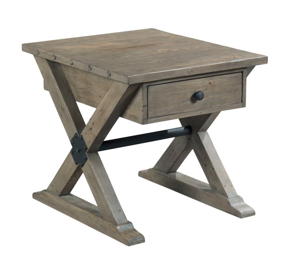 Hammary - Reclamation Place Rectangular Drawer End Table - KD - 523-915 veiw 1