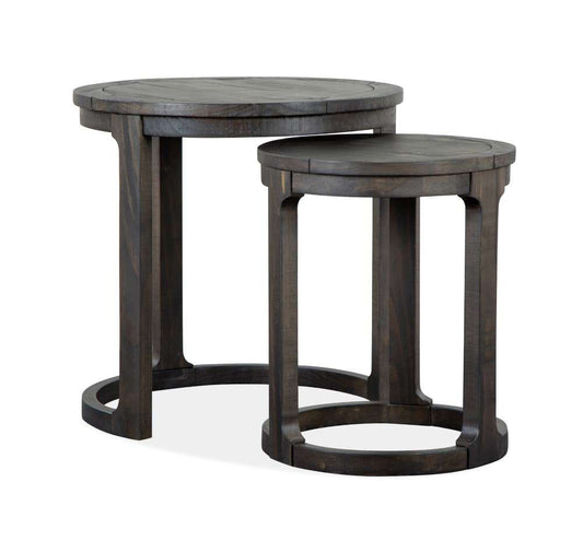 Henry & Mason - Ashford Round Nesting End Table - AFA00108 view 2