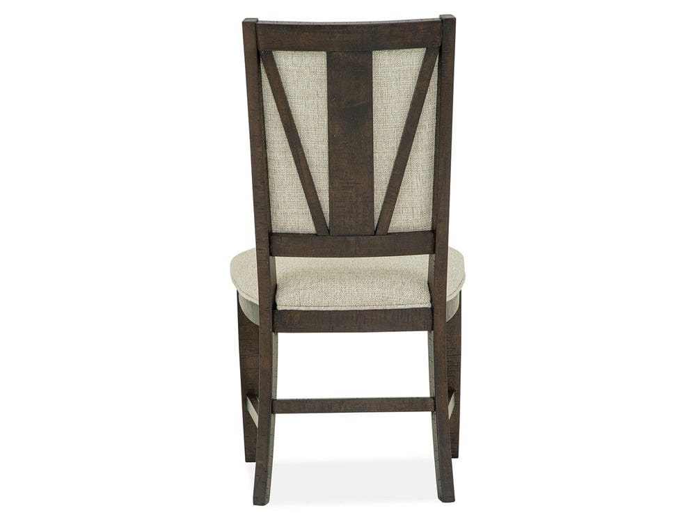 Henry & Mason - Ashmere Falls Graphite Step Upholstered Side Chair (Set of 2) - AFA01333 view 5
