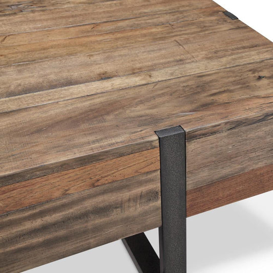 Henry & Mason - Ashton Glen Modern Reclaimed Wood Condo Rectangular Coffee Table in Rustic Honey - AFA00508 view 2