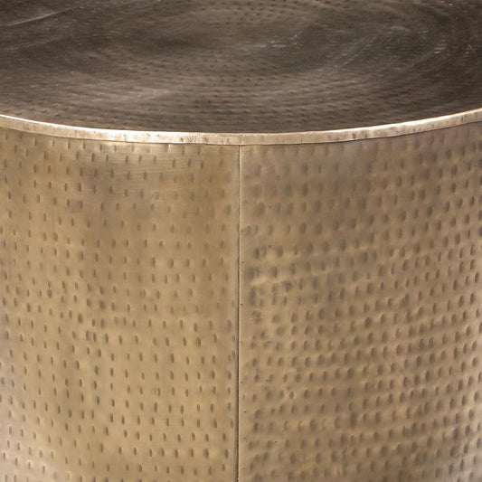 Henry & Mason - Blazer 36in Round Wrought Iron Coffee Table in Antique Brass - DV7003 veiw 2