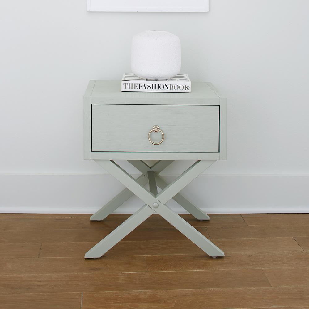 Henry & Mason - Borough 1 Drawer Accent Table in Green Mist - AFA01766 view 1