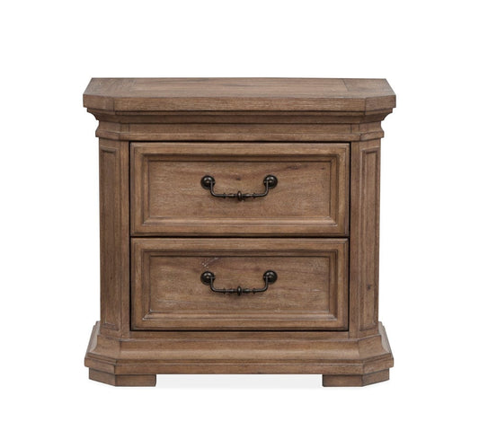 Henry & Mason - Briar Crest Florentine Walnut Drawer Nightstand - AFA00757 view 2