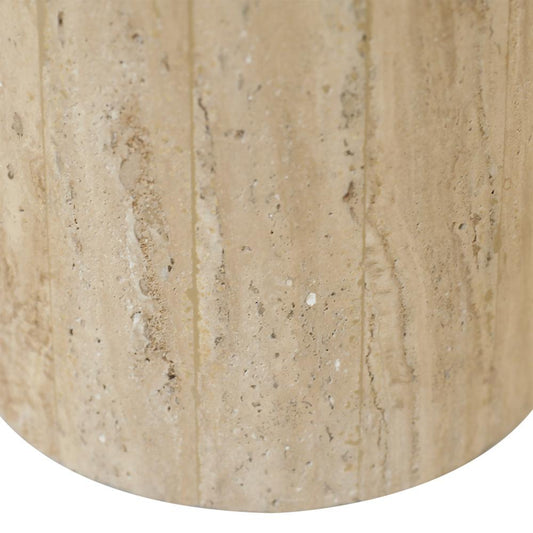 Henry & Mason - Burns Natural Travertine Stone Side Table - DV7916 veiw 2