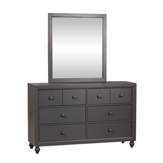 Henry & Mason - Cabin Vista Dresser & Mirror in Dark Gray - AFA02710 view 2