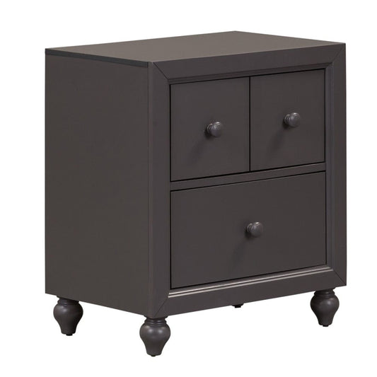 Henry & Mason - Cabin Vista Night Stand in Dark Gray - AFA02709 view 2