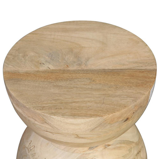 Henry & Mason - Carlton Natural Mango Wood Side Table - DV7013 veiw 2