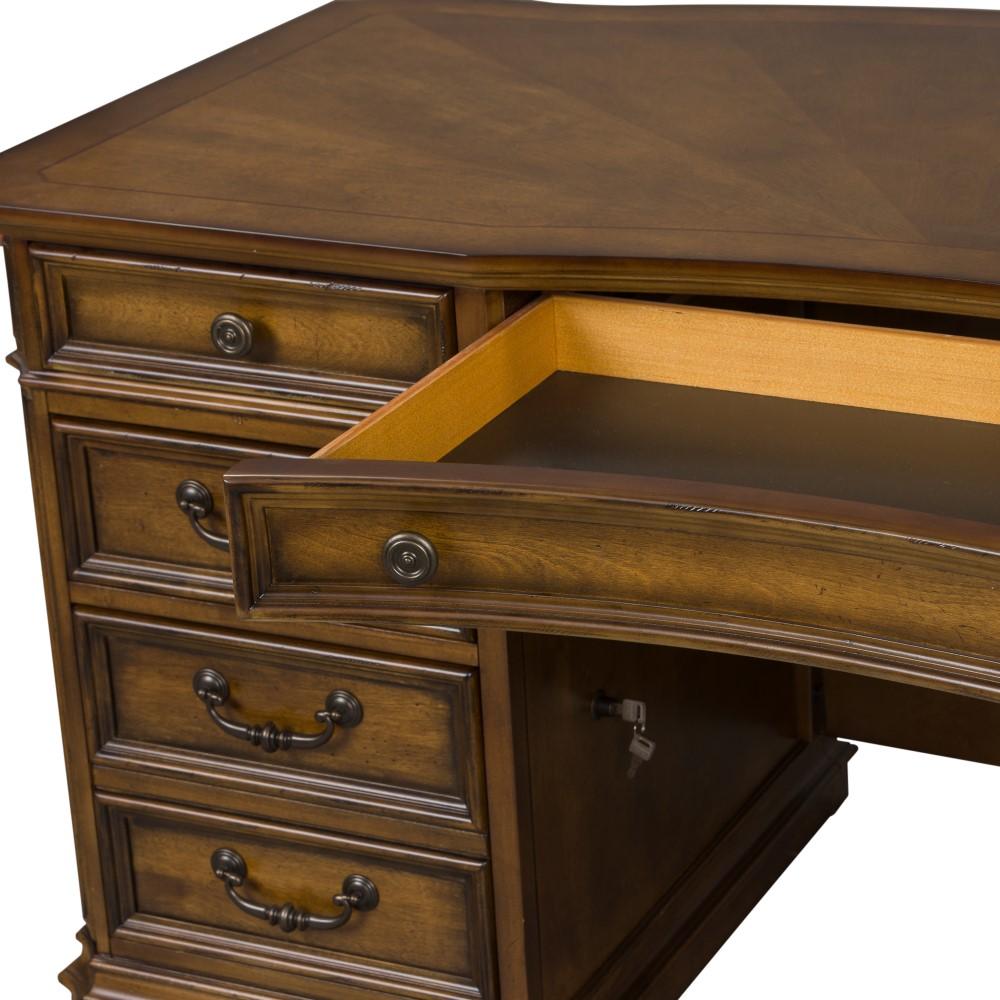Henry & Mason - Charlotte Jr Executive Desk in Antique Toffee - AFA02860 view 9