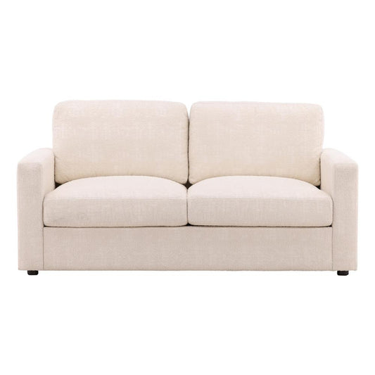 Henry & Mason - Chevvie 70in Hardwood Framed 2 Seat Sofa in Cream Performance Fabric - DV7476 veiw 2