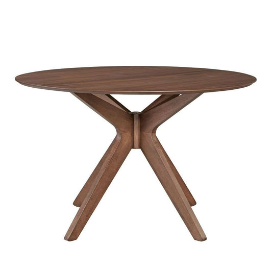 Henry & Mason - Compact Living Round Pedestal Table in Satin Walnut - AFA01740 view 2
