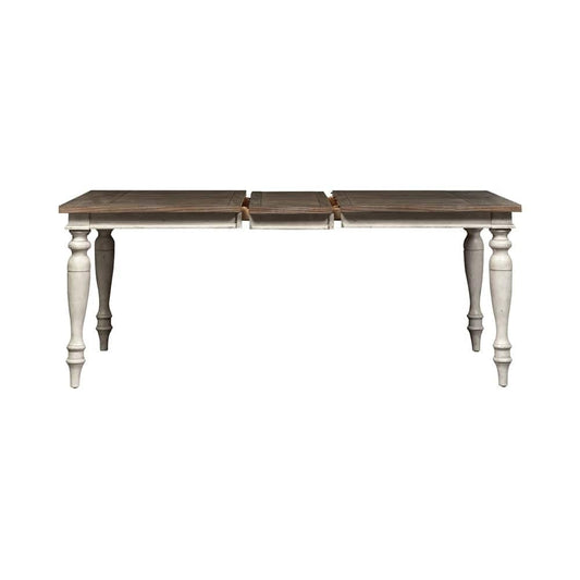 Henry & Mason - Courtney Rectangular Leg Table in Antique Linen with Weathered Gray - AFA03351 view 2