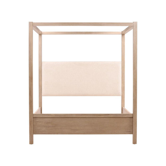 Henry & Mason - Dani Pine Wood King Canopy Bed in Light Warm Wash Finish - DV7229 veiw 2