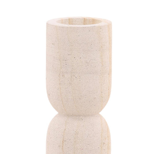 Henry & Mason - Dante Natural Palimanian Stone Candle Holder - DV7252 veiw 2