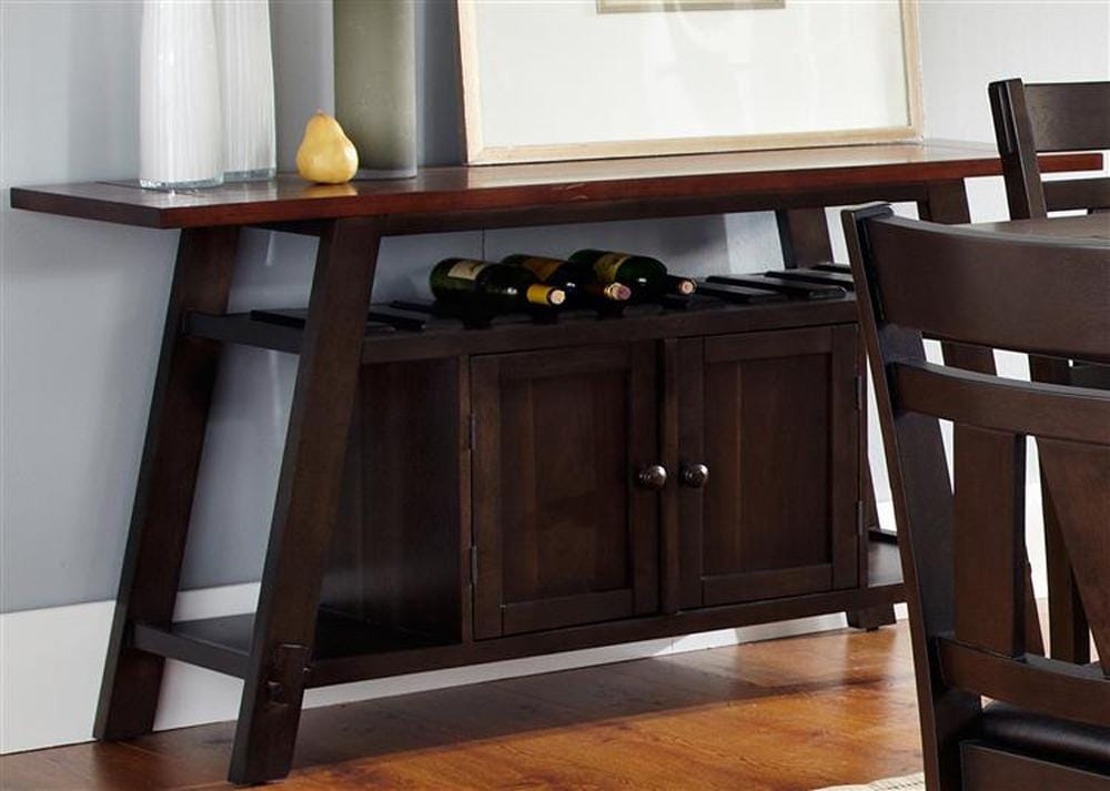 Henry & Mason - Dawson Server in Light & Dark Espresso - AFA01476 view 1