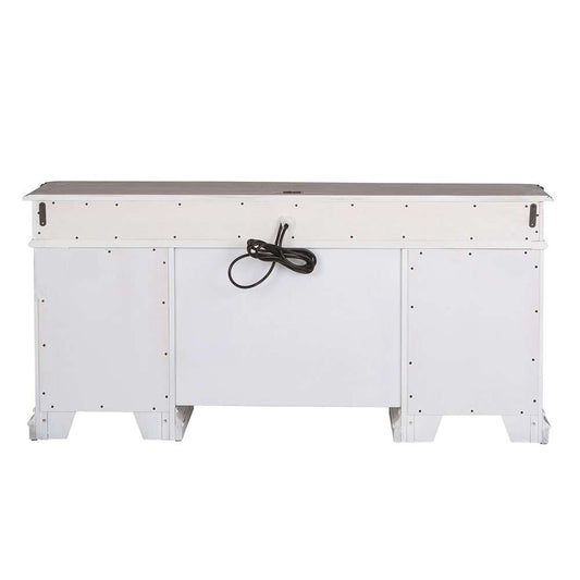 Henry & Mason - Dogwood Estate Credenza in Antique White & Weathered Bark - AFA02093 view 2