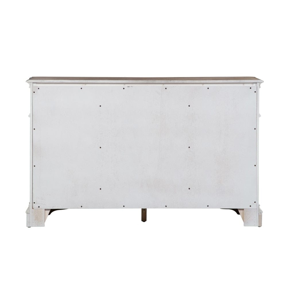 Henry & Mason - Dogwood Estate Server in Antique White & Weathered Bark - AFA02167 view 6