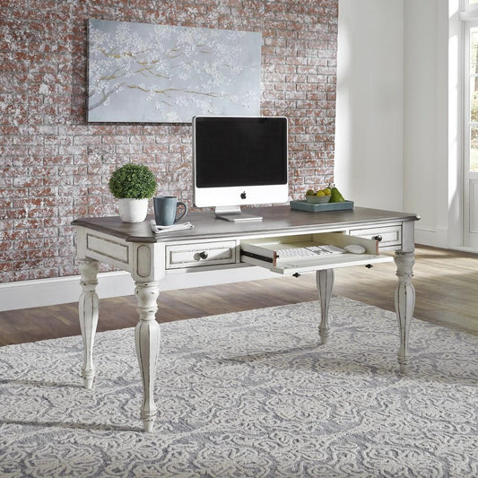 Henry & Mason - Dogwood Estate Writing Desk in Antique White & Weathered Bark - AFA02075 view 2