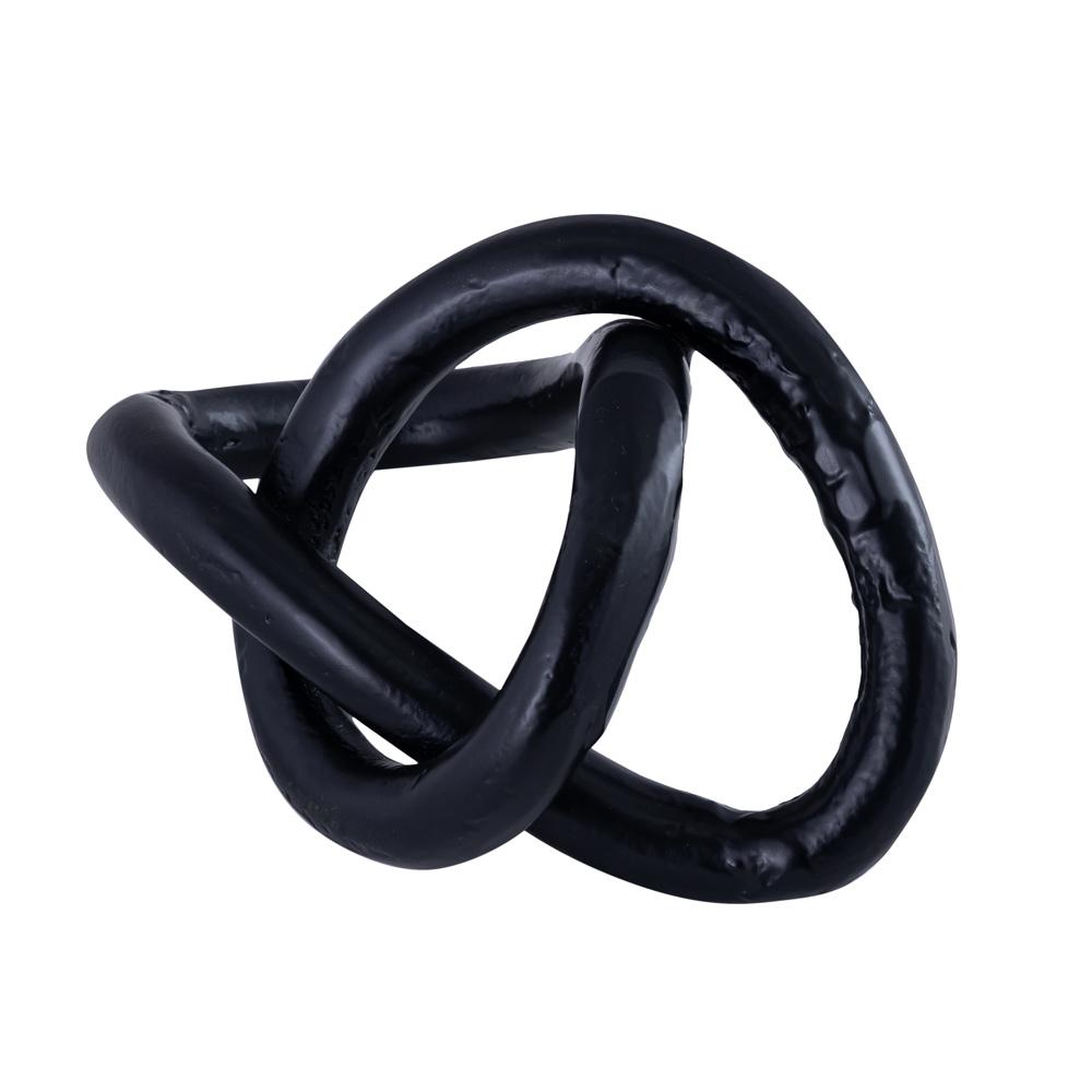 Henry & Mason - Dreisner Cast Aluminum Rings Sculpture in Black - DV7825 veiw 1