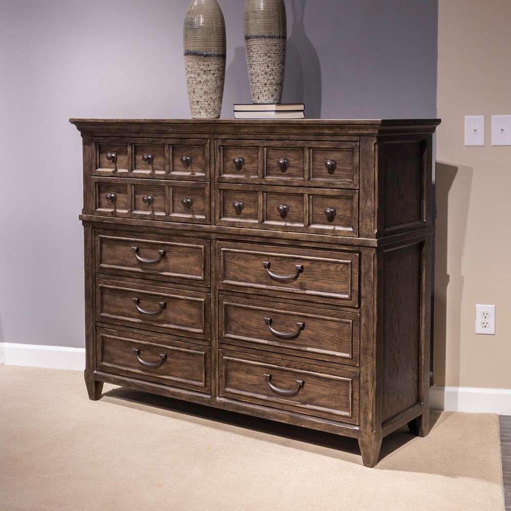 Henry & Mason - Eden Dale 10 Drawer Chesser in Saddle Brown - AFA02220 view 1