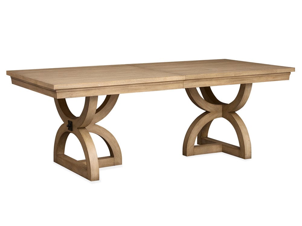 Henry & Mason - Ellingford Honey Maple Extendable Trestle Dining Table - AFA00911 view 1